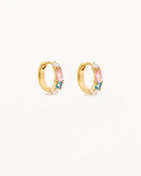 18k Gold Vermeil Cherish Deeply Hoops