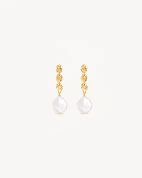 18k Gold Vermeil Grow With Grace Pearl Earrings