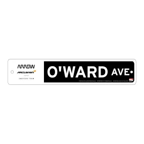 2023 O'ward Street Sign