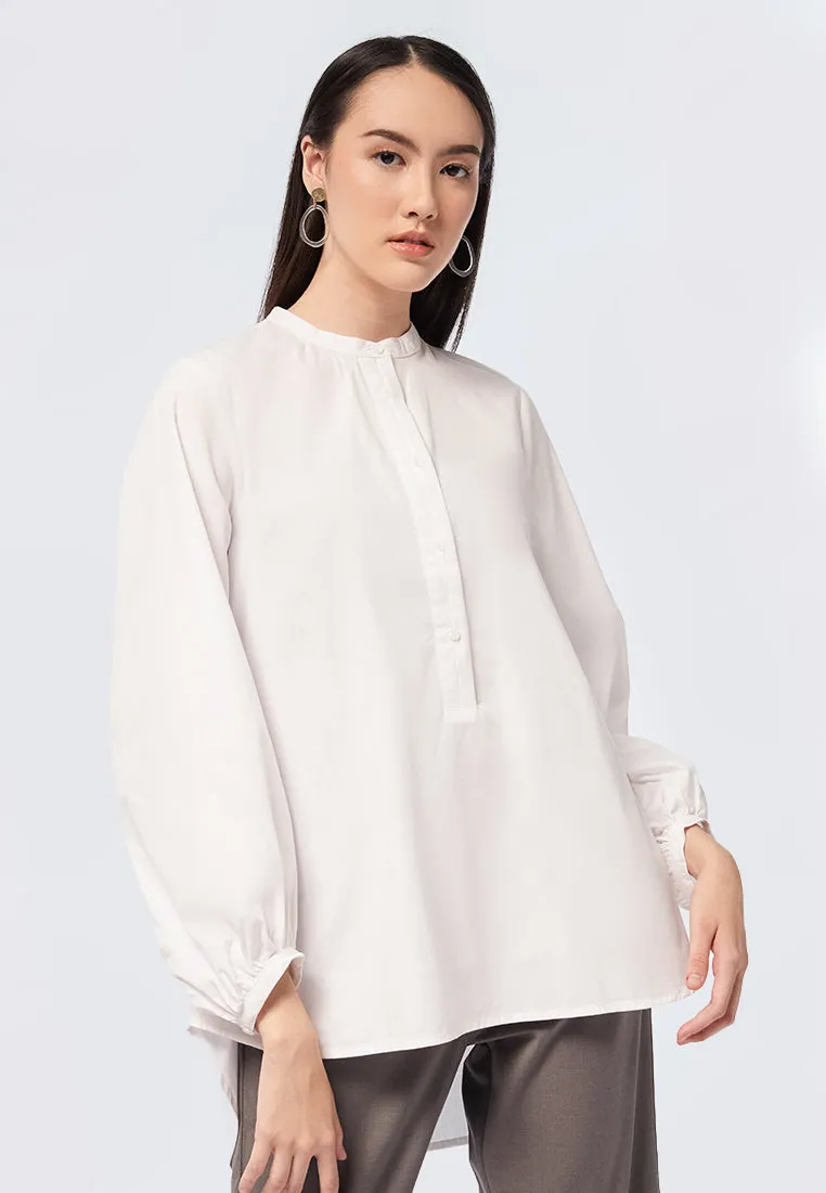 Basic Balloon Sleeve Tunic