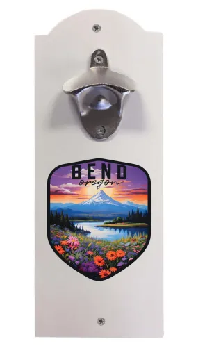 Bend Oregon Design A Souvenir Wall mounted bottle opener