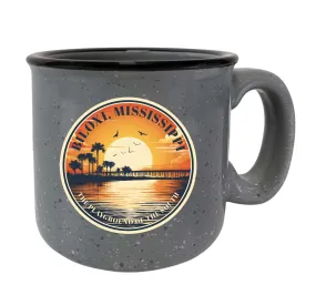 Biloxi Mississippi Design A Souvenir 16 oz Ceramic camping mug