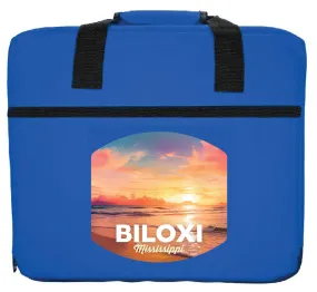 Biloxi Mississippi Design B Souvenir Destination Seat Cushion