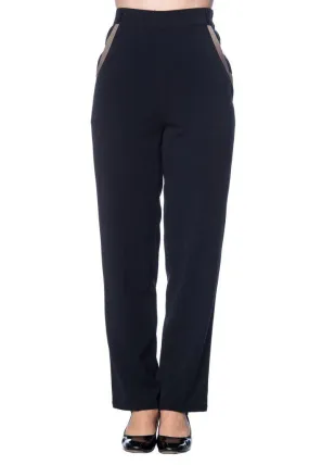 Contrast Trim Trousers