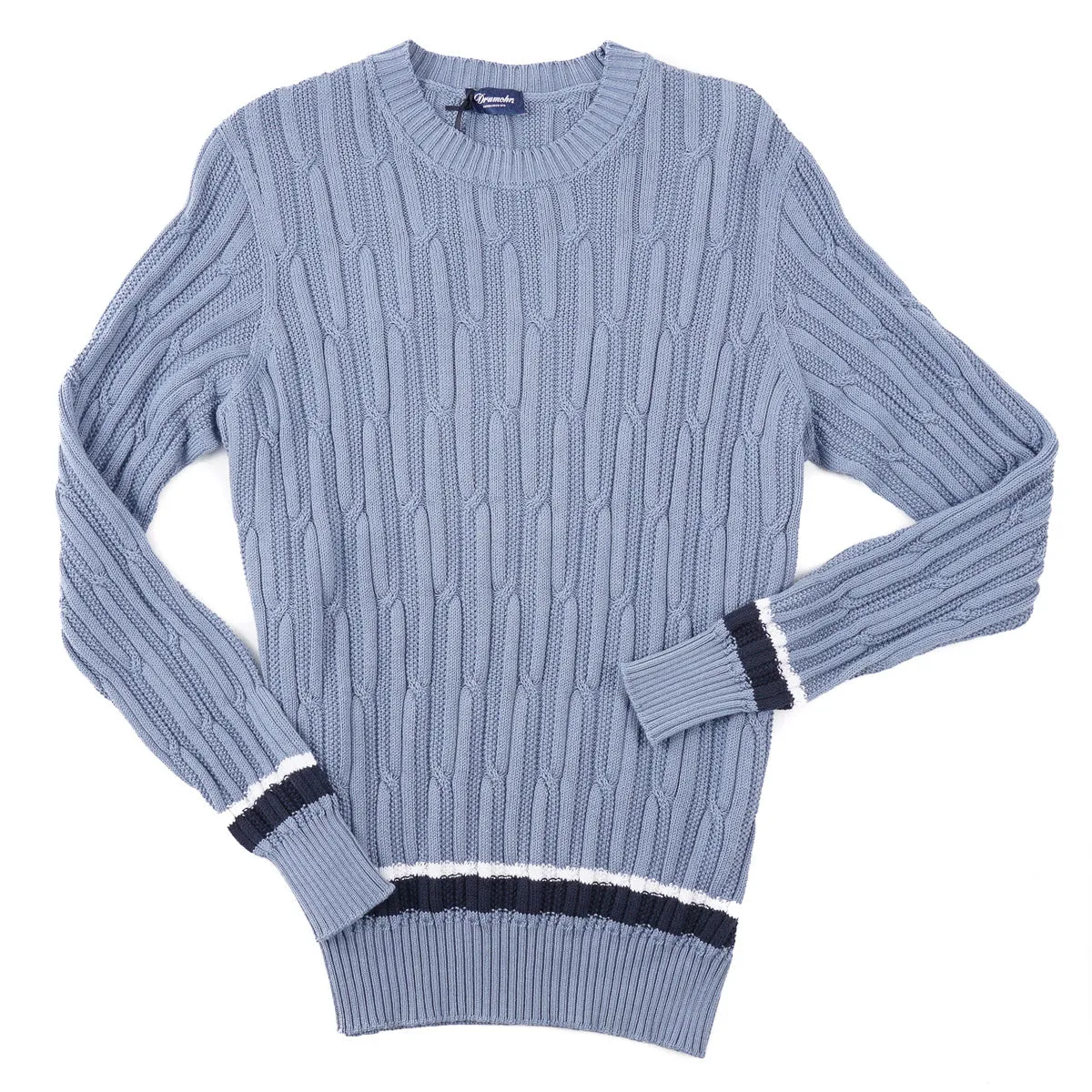 Drumohr Cable Knit Cotton Sweater