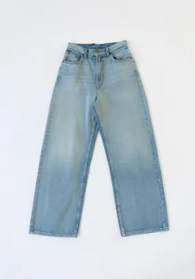 Elissa High Wide Jean in Dale Wash