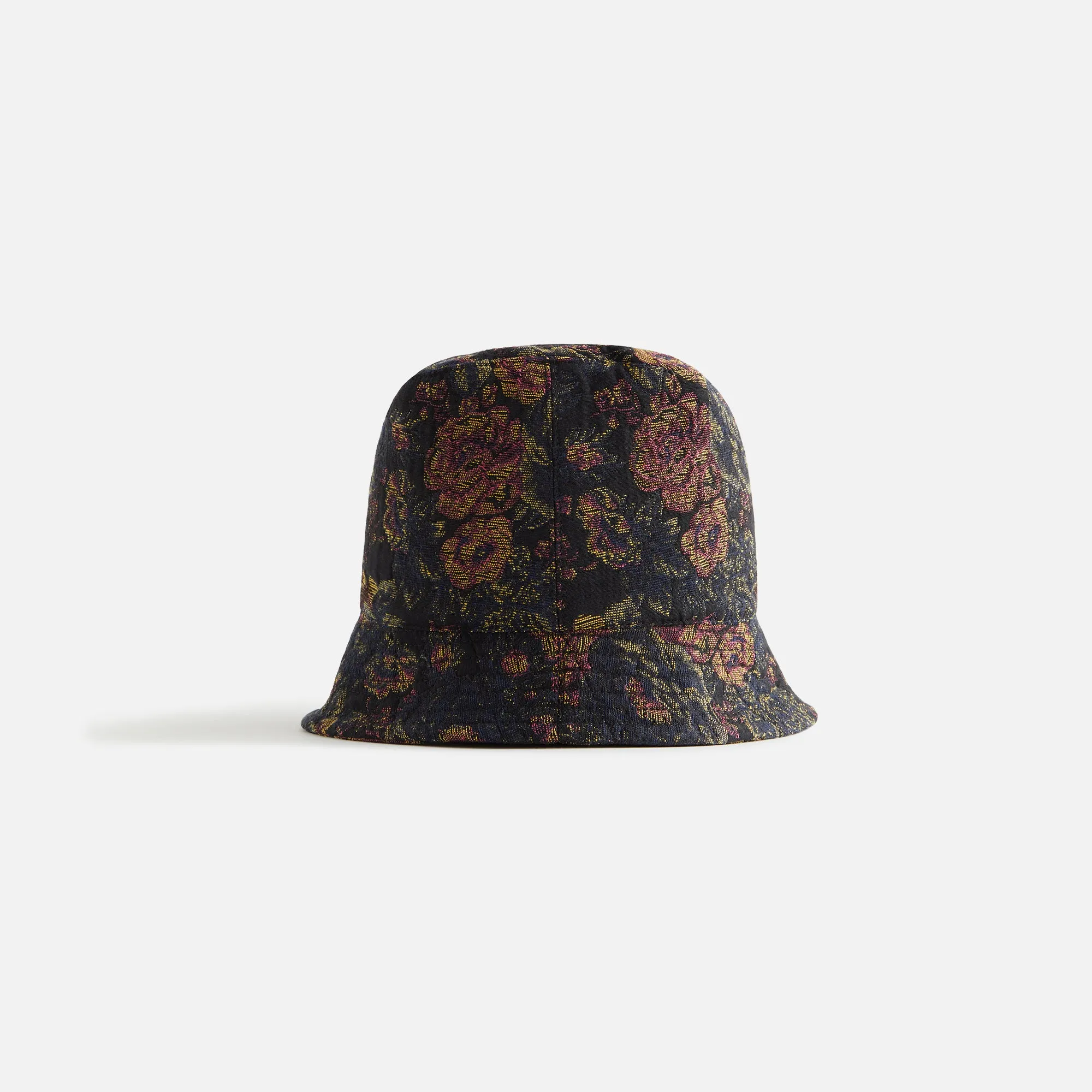 Engineered Garments CP Floral Jacquard Cap - Black / Gold