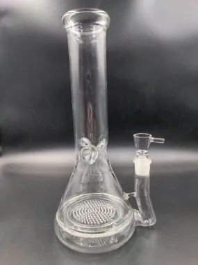 Epic Honeycomb Perc Beaker Glass Water Pipe | 12 | 19mm