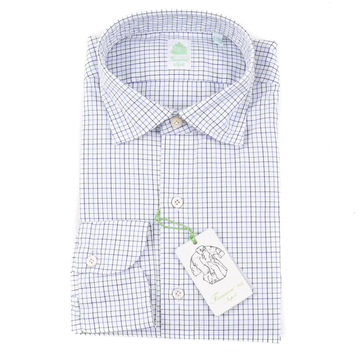 Finamore Slim-Fit Cotton Dress Shirt