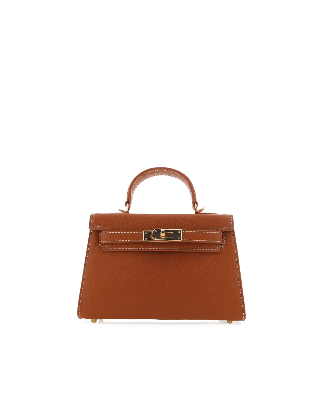 HARIETTE HANDLE BAG - TAN