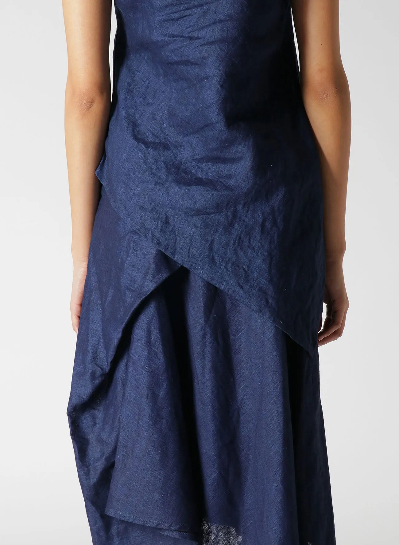 INDIGO   JAPANESE INK SLEEVELESS BLOUSE