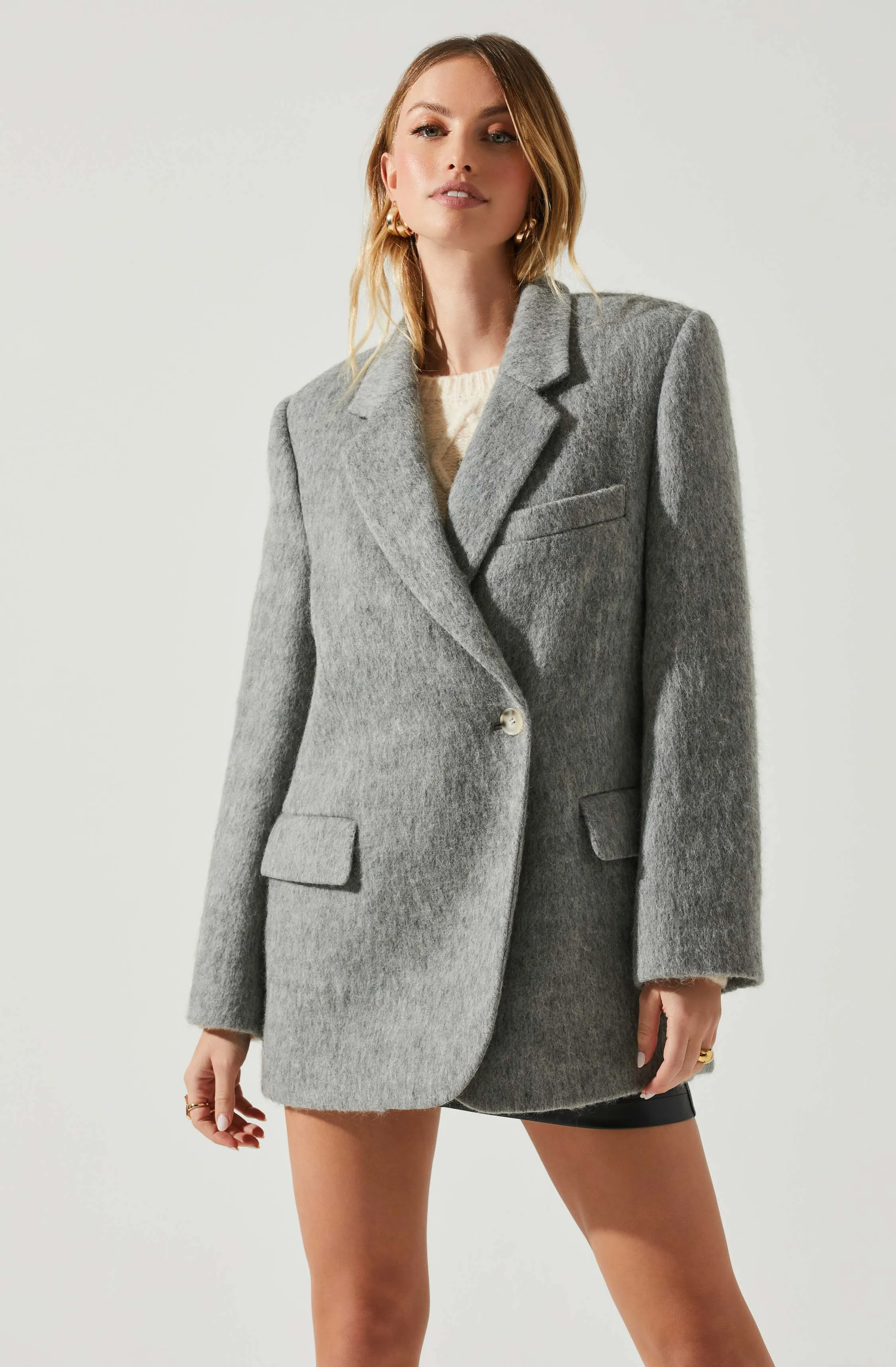 Kindra Wool Blend Coat