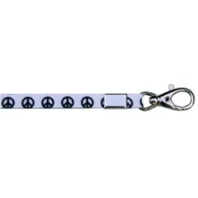 Lanyard 3/8 - Peace Sign (12 Pack)