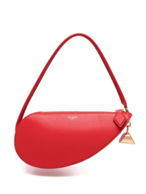 LE DEMI-COEUR SMALL LEATHER SHOULDER BAG