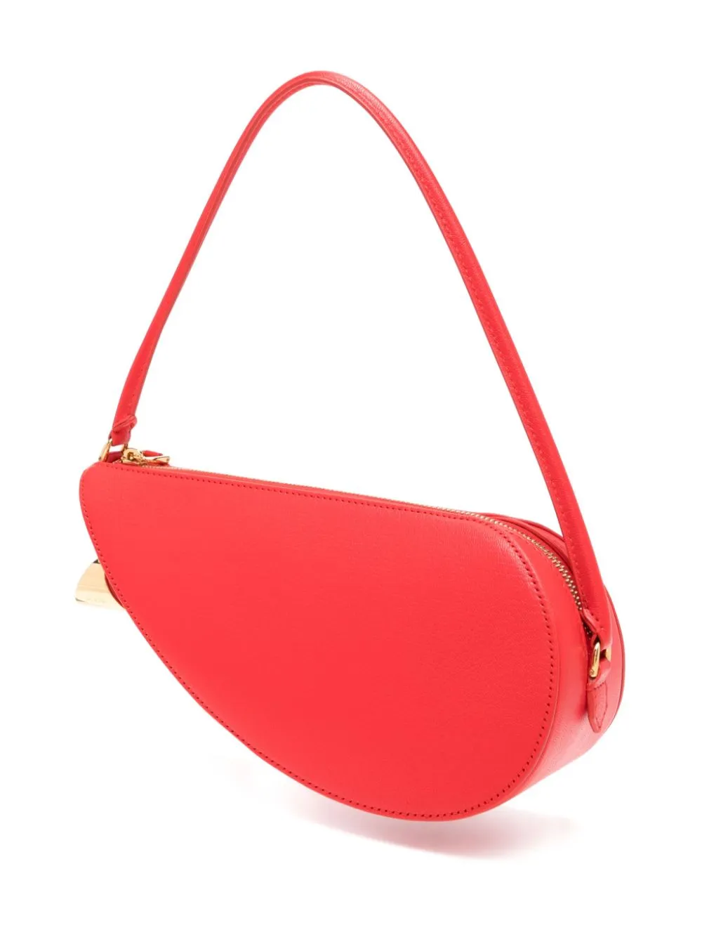 LE DEMI-COEUR SMALL LEATHER SHOULDER BAG