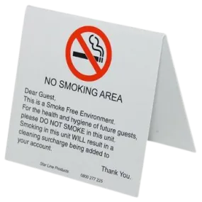 No Smoking Will Charge