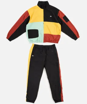 Patta Soundsystem x Yussef Dayes Panel Relaxed Tracksuit (Black/Multi)