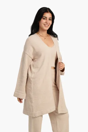 Trico Dropped Shoulder Robe