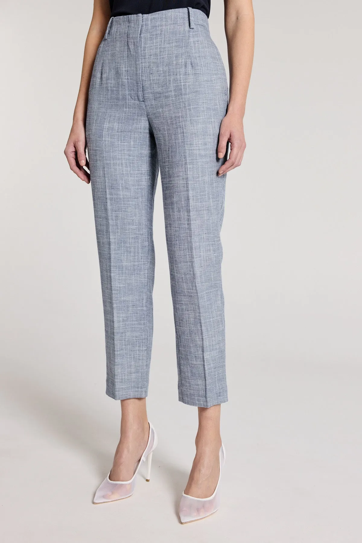 Tuscan Pant - Navy/White