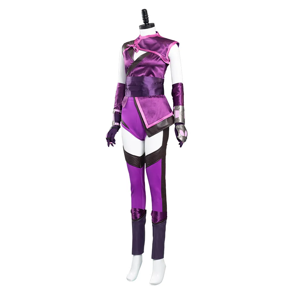 VeeGet VeeGet Mortal Kombat 11-Mileena Costume for Halloween Carnival Suit Costume